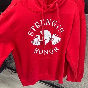 Omega Red Fitness Hoodie